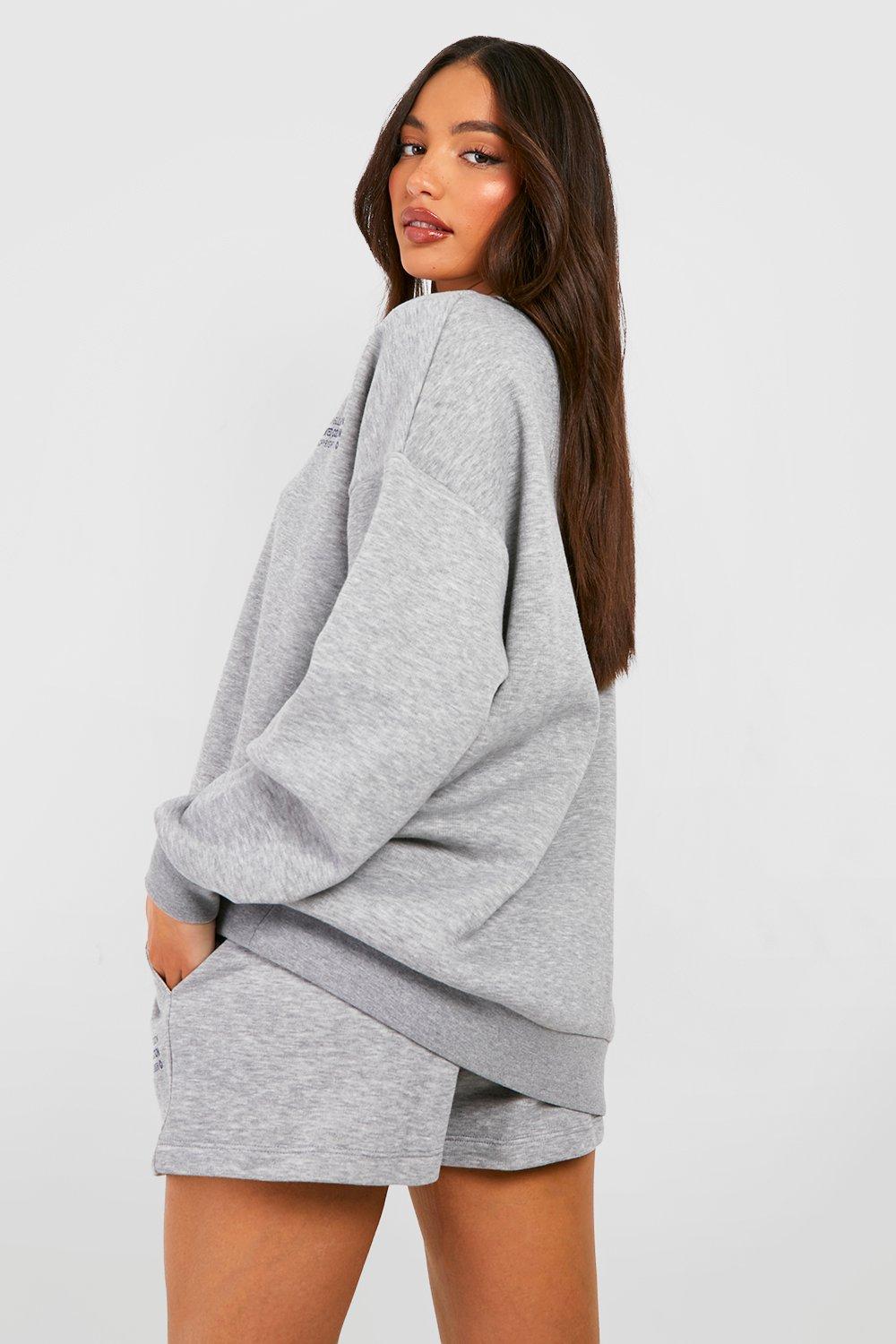 Tall Dsgn Studio Sweatshirt And Short Tracksuit | boohoo